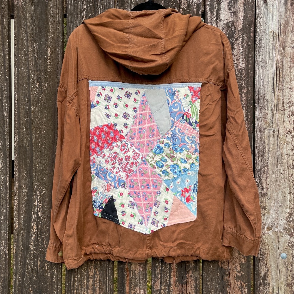 Quilt Patch Utility Jacket